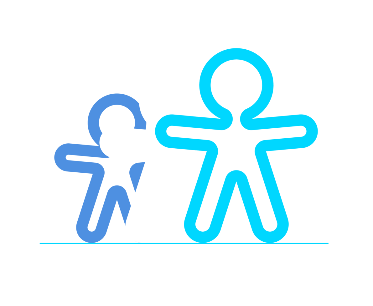 Randstad EVP Randstad illustration group of people in blue, white, light blue